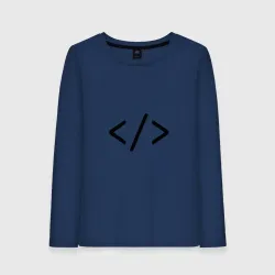 Женский лонгслив хлопок Hard coder