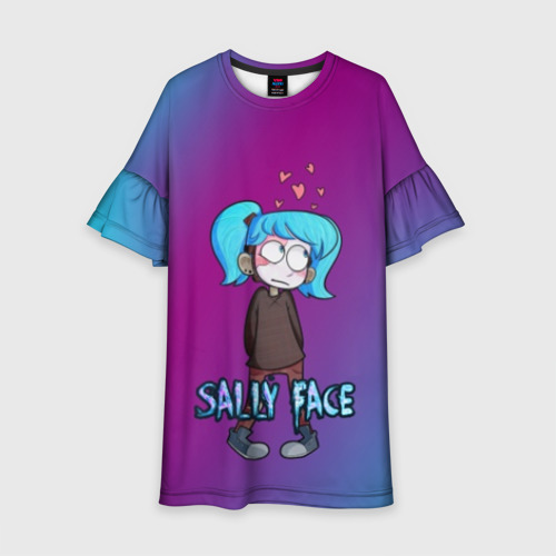 Детское платье 3D Sally Face, цвет 3D печать