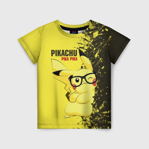 Детская футболка 3D Pikachu Pika Pika