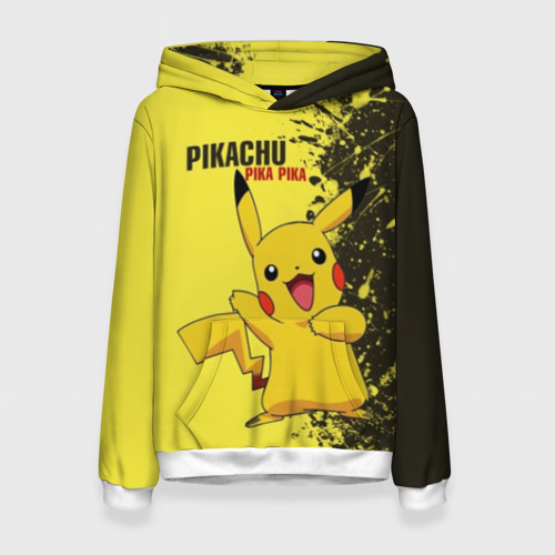 Женская толстовка 3D Pikachu Pika Pika, цвет 3D печать