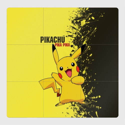 Магнитный плакат 3Х3 Pikachu Pika Pika