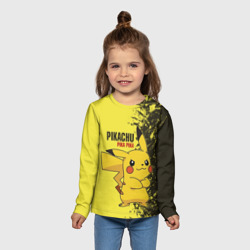 Детский лонгслив 3D Pikachu Pika Pika - фото 2