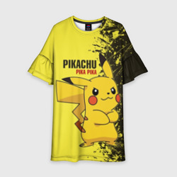 Детское платье 3D Pikachu Pika Pika