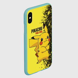 Чехол для iPhone XS Max матовый Pikachu Pika Pika - фото 2