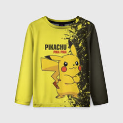 Детский лонгслив 3D Pikachu Pika Pika