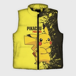 Мужской жилет утепленный 3D Pikachu Pika Pika