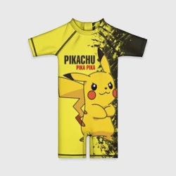 Детский купальный костюм 3D Pikachu Pika Pika