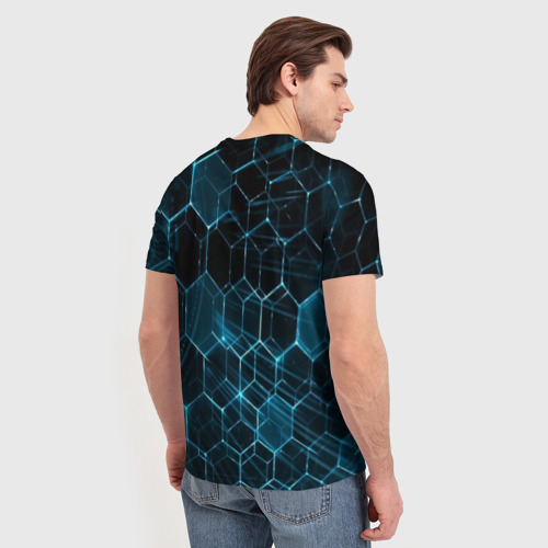 Мужская футболка 3D Броня, цвет 3D печать - фото 4