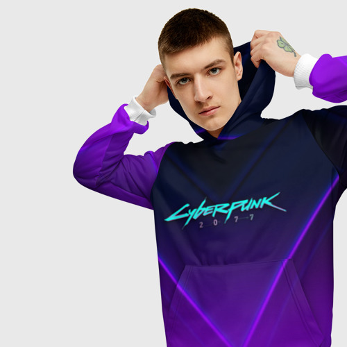 Мужская толстовка 3D CYBERPUNK 2077 Фото 01 Мужская толстовка 3D CYBERPUNK 2077 Фото 01
