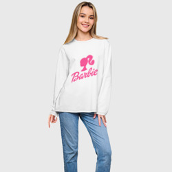 Женский лонгслив oversize хлопок Barbie - фото 2