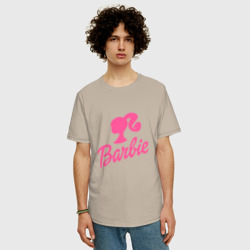 Мужская футболка хлопок Oversize Barbie - фото 2