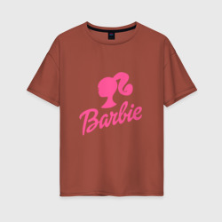 Женская футболка хлопок Oversize Barbie