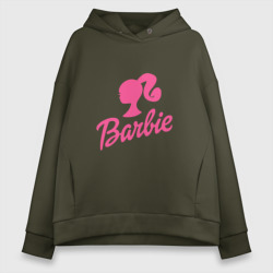 Женское худи Oversize хлопок Barbie