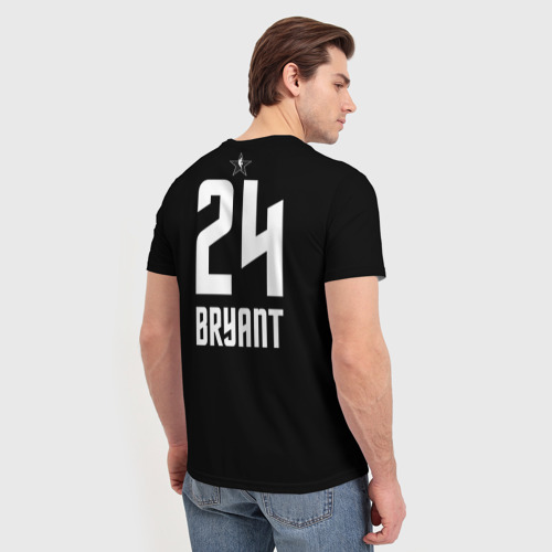 Мужская футболка 3D с принтом Kobe Bryant Jersey, вид сзади #2