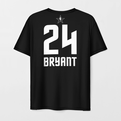 Мужская футболка 3D с принтом Kobe Bryant Jersey, вид сзади #1