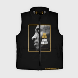 Женский жилет утепленный 3D Kobe Bryant black mamba