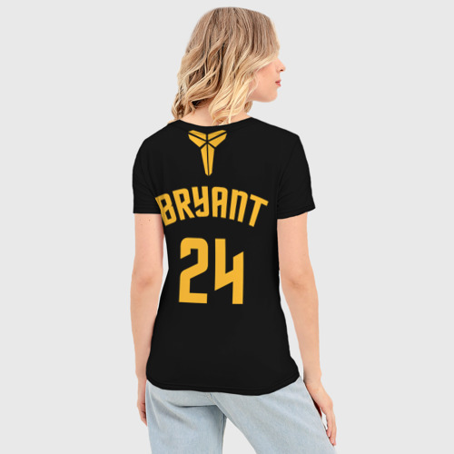 Женская футболка 3D Slim Kobe Bryant black mamba, цвет 3D печать - фото 4