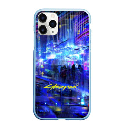 Чехол для iPhone 11 Pro Max матовый Cyberpunk 2077
