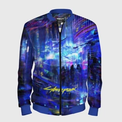 Мужской бомбер 3D Cyberpunk 2077