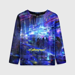 Детский лонгслив 3D Cyberpunk 2077