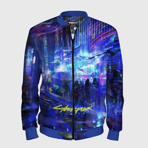 Мужской бомбер 3D Cyberpunk 2077