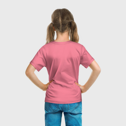 Детская футболка 3D Keep calm and love me, цвет 3D печать - фото 6