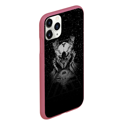 Чехол для iPhone 11 Pro Max матовый Destiny, цвет малиновый - фото 3