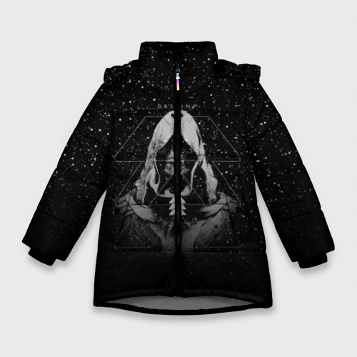 Зимняя куртка для девочек 3D Destiny, цвет светло-серый