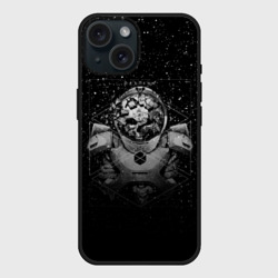 Чехол силиконовый для Apple iPhone 15 матовый Destiny