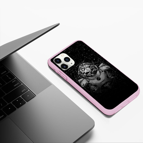 Чехол для iPhone 11 Pro Max матовый Destiny, цвет розовый - фото 5