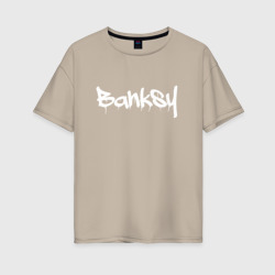 Женская футболка хлопок Oversize Banksy