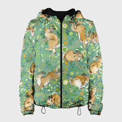 Женская куртка 3D Милые зайчата