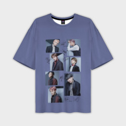 Мужская футболка oversize 3D BTS