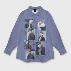 Мужская рубашка oversize 3D BTS