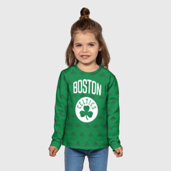 Детский лонгслив 3D Boston Celtics - фото 2