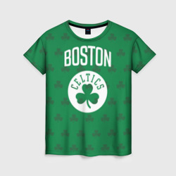 Женская футболка 3D Boston Celtics