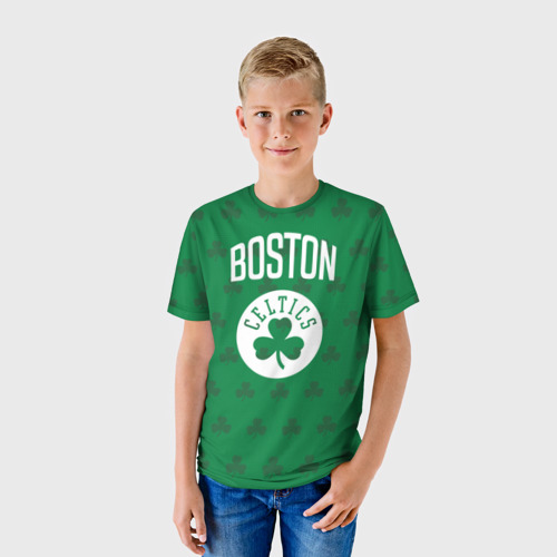 Детская футболка 3D Boston Celtics, цвет 3D печать - фото 3