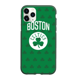 Чехол для iPhone 11 Pro матовый Boston Celtics