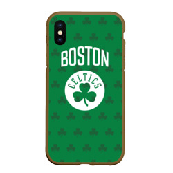 Чехол для iPhone XS Max матовый Boston Celtics