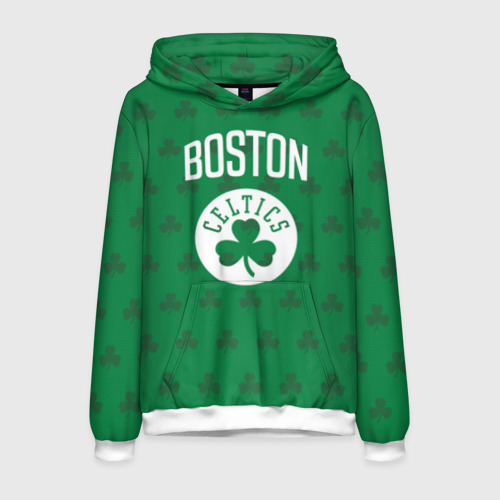 Мужская толстовка 3D Boston Celtics, цвет белый