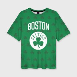 Женская футболка oversize 3D Boston Celtics