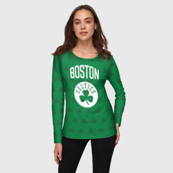 Женский лонгслив 3D Boston Celtics - фото 2