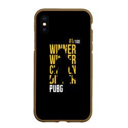 Чехол для iPhone XS Max матовый Winner PUBG