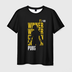 Мужская футболка 3D Winner PUBG