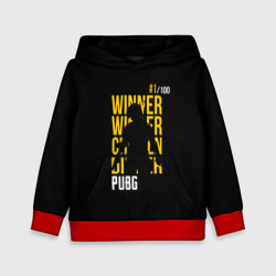 Детская толстовка 3D Winner PUBG