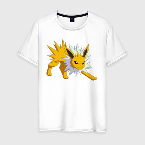 Мужская футболка хлопок Покемон Иви Jolteon