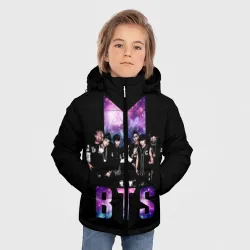 Зимняя куртка для мальчиков 3D BTS army - фото 2
