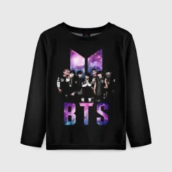 Детский лонгслив 3D BTS army