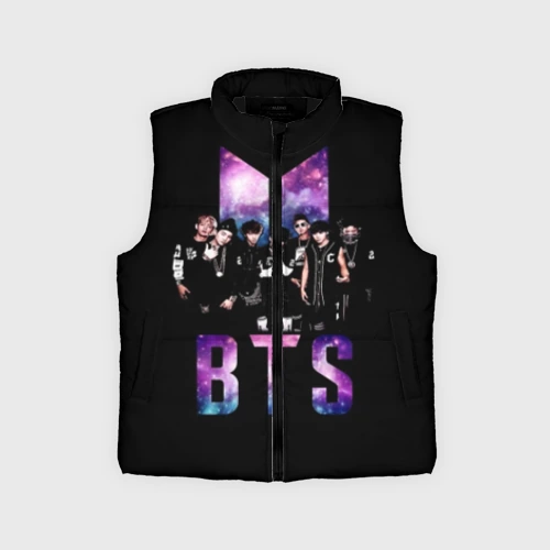 Детский жилет утепленный 3D BTS army
