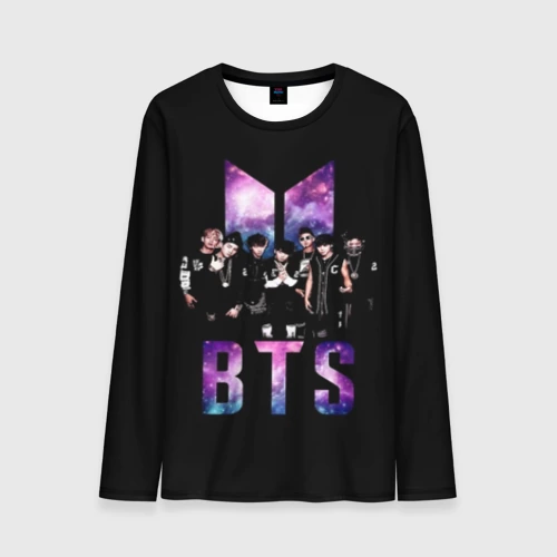 Мужской лонгслив 3D BTS army